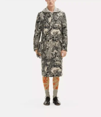 Abrigo clásico con doble botonadura