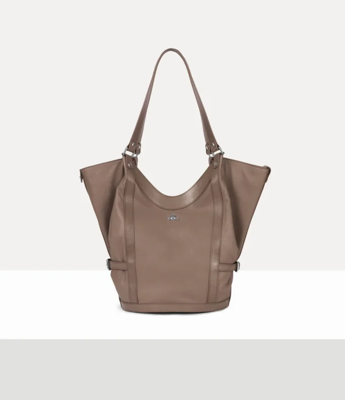 Bolso de hombro grande Olive