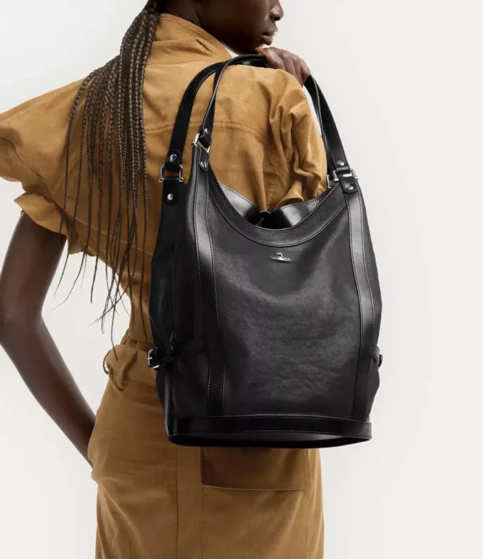 Bolso de hombro grande Olive