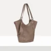 Bolso de hombro grande Olive