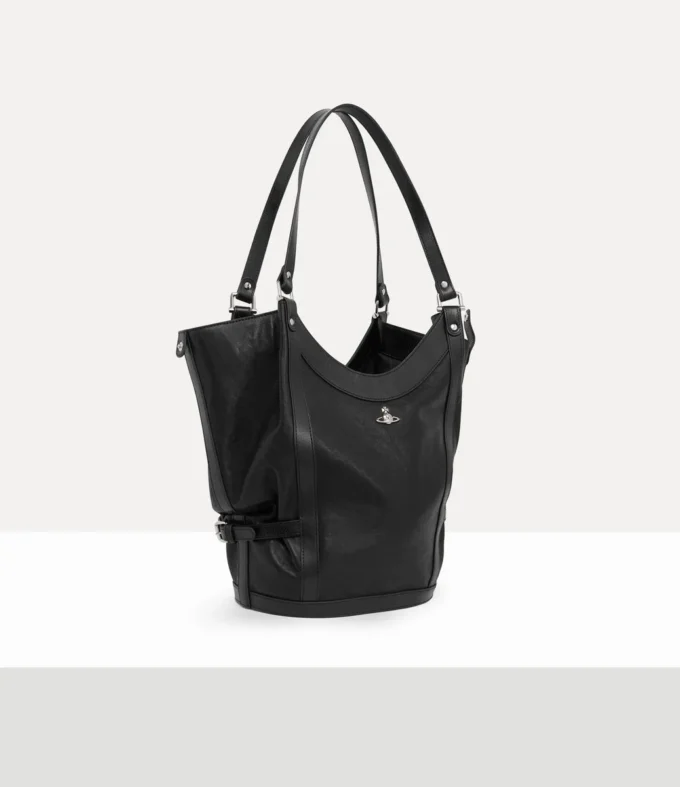 Bolso de hombro grande Olive