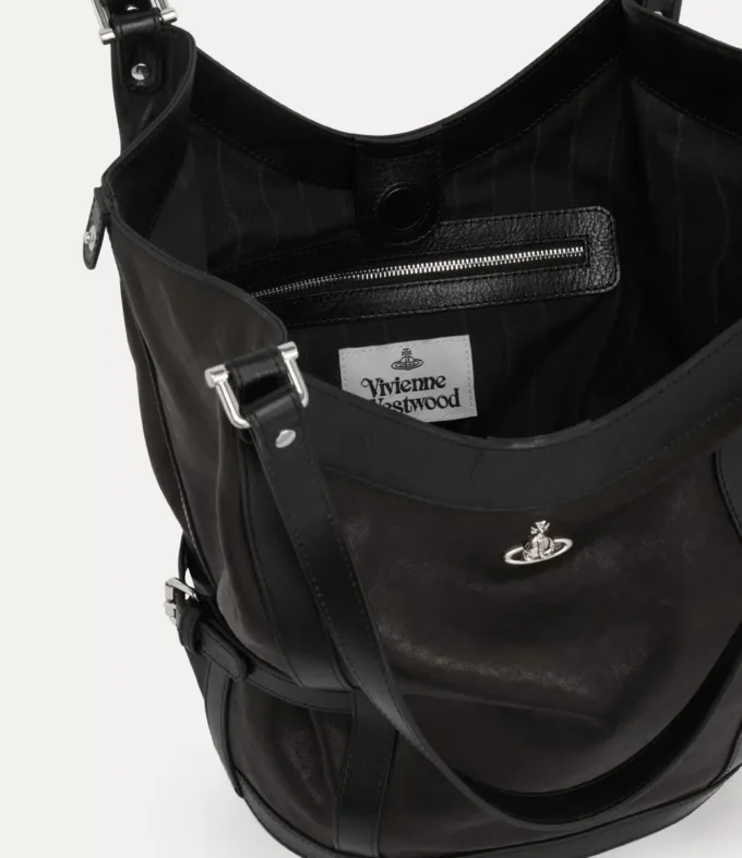 Bolso de hombro grande Olive