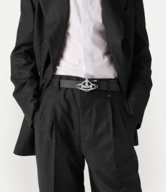 Cinturón con hebilla Line Orb