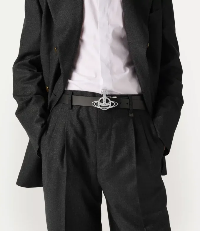 Cinturón con hebilla Line Orb