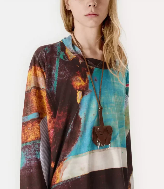 Correa con dije de cabeza de tigre