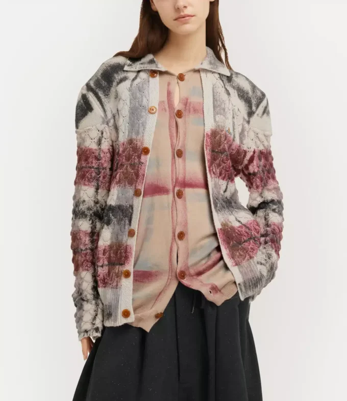 Cárdigan Dual Tartan