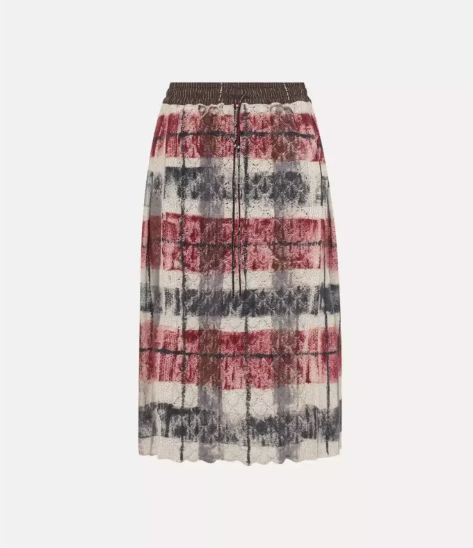 Falda escocesa de doble tartán