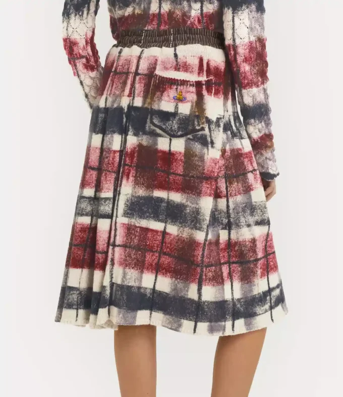 Falda escocesa de doble tartán
