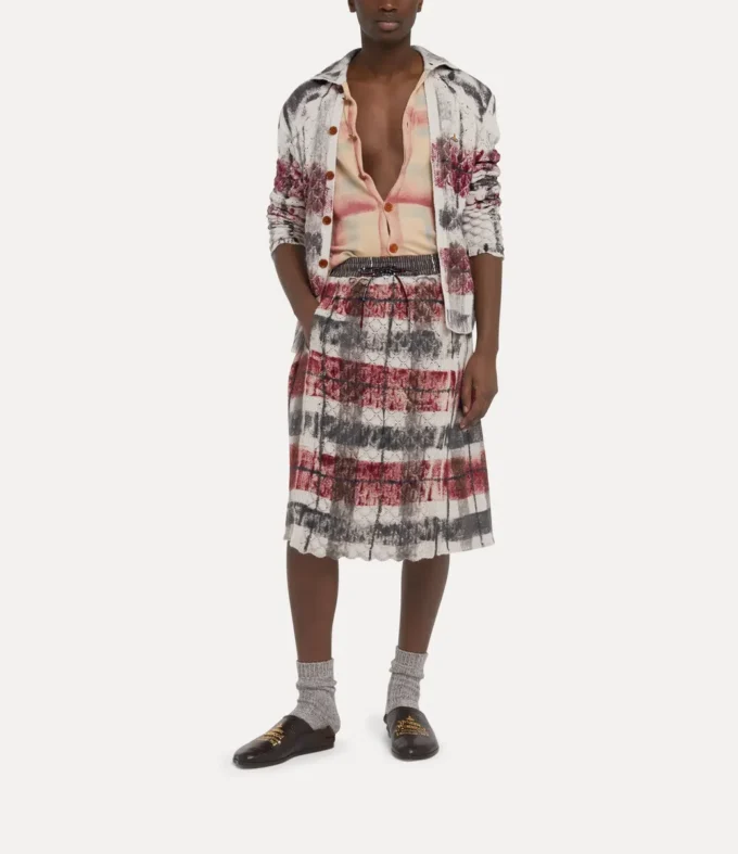 Falda escocesa de doble tartán