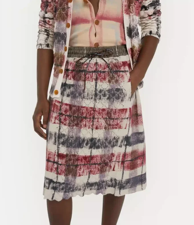 Falda escocesa de doble tartán