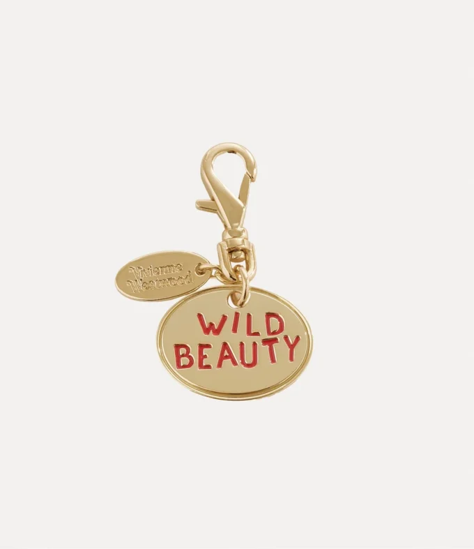 Llavero con charm de perro Wild Beauty