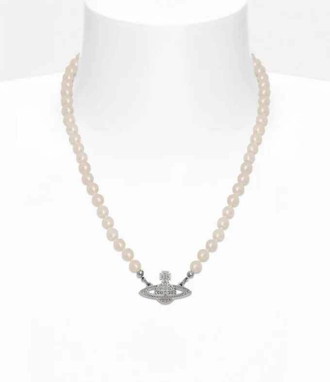 Man. Collar Mini Bas Relief Pearl
