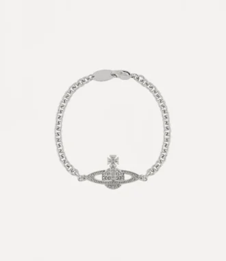 Man. Pulsera con cadena en mini relieve