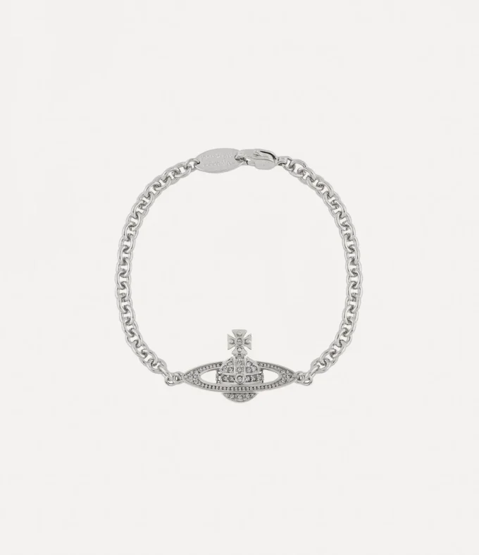 Man. Pulsera con cadena en mini relieve