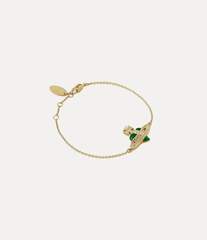 Nueva pulsera con corazón de diamantes