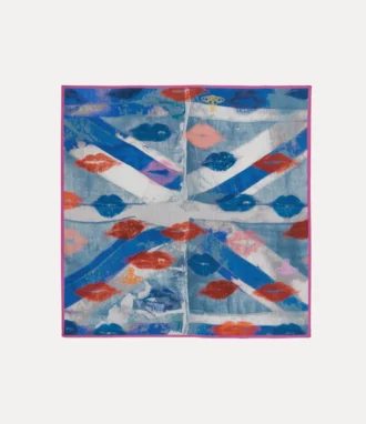 Pañuelo cuadrado Union Jack Kiss