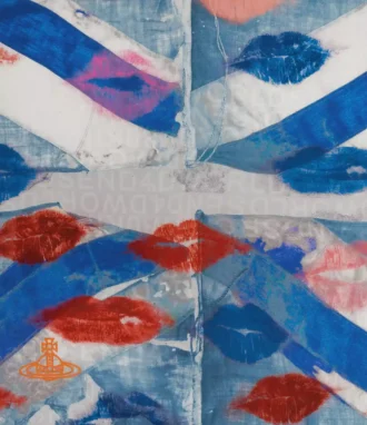 Pañuelo cuadrado Union Jack Kiss