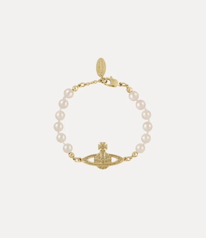 Pulsera Mini Bas Relief Pearl