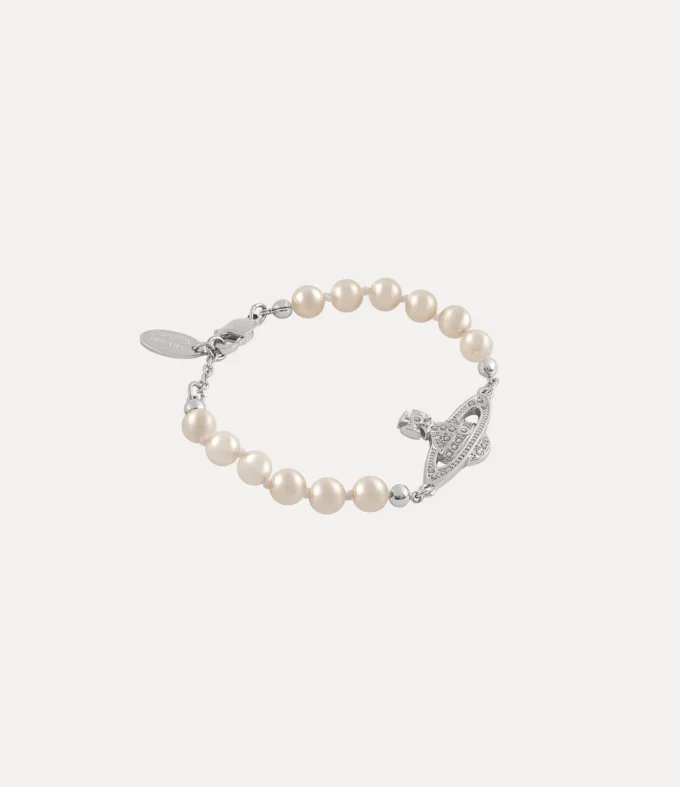 Pulsera Mini Bas Relief Pearl