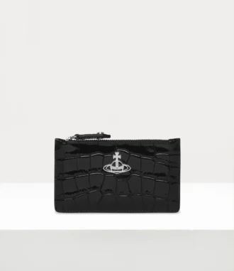 Tarjetero largo y delgado