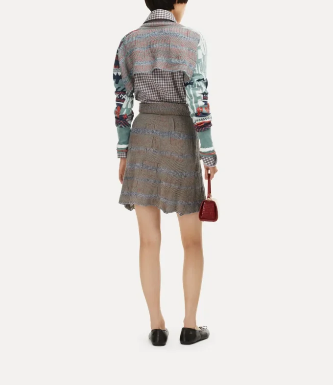 Top corto Broken Fair Isle