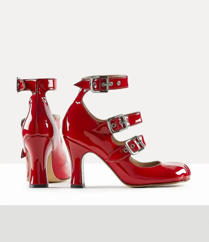 Zapatos Animal Toe Three-Strap