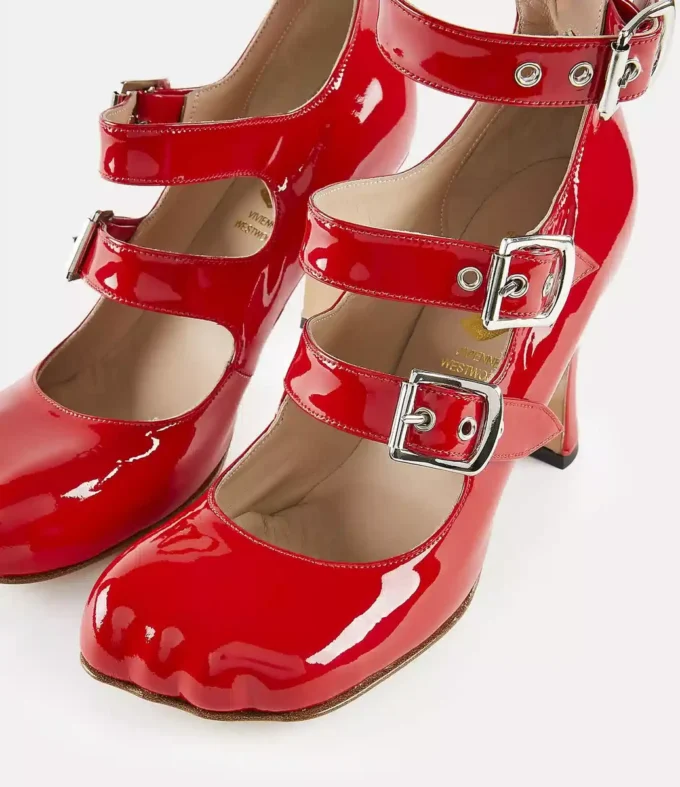 Zapatos Animal Toe Three-Strap