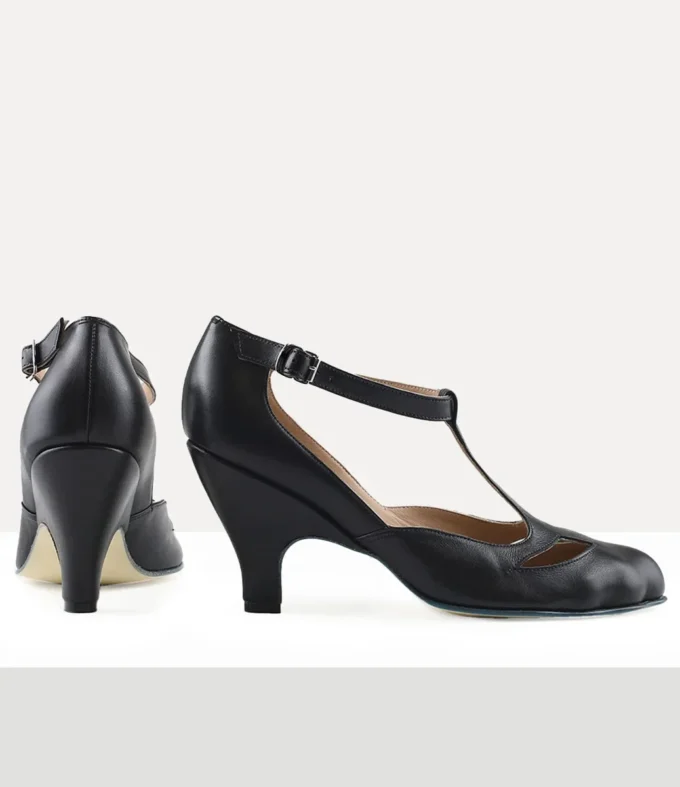 Zapatos con barra en T