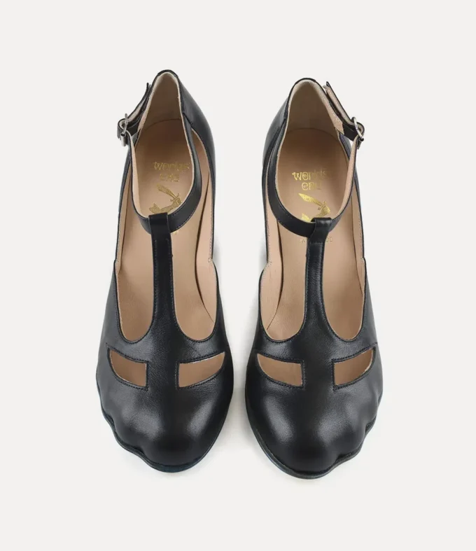 Zapatos con barra en T